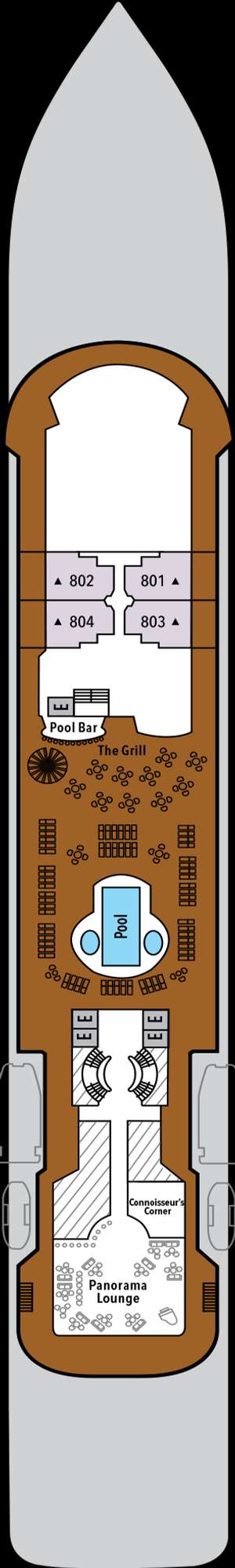 Deck plan for Silver Wind