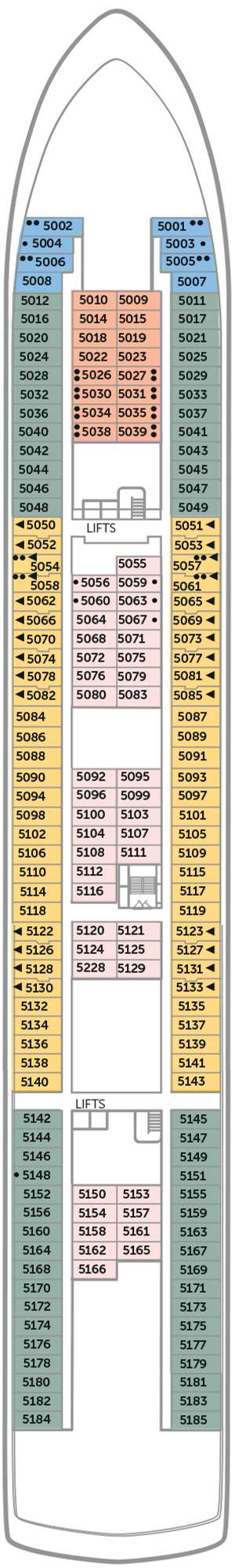 Deck plan for Balmoral