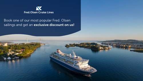 Fred Olsen - BC sailings - IGLU promotional banner