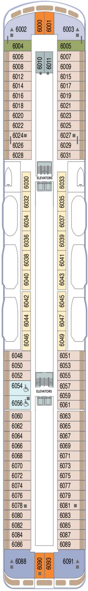 Deck plan for Azamara Quest