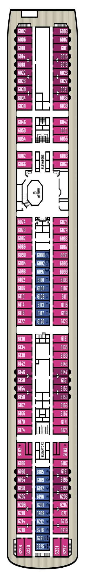 Deck plan for Celestyal Journey