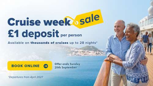Cruise Week Sale promotional banner
