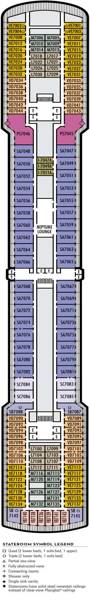 Deck plan for Noordam