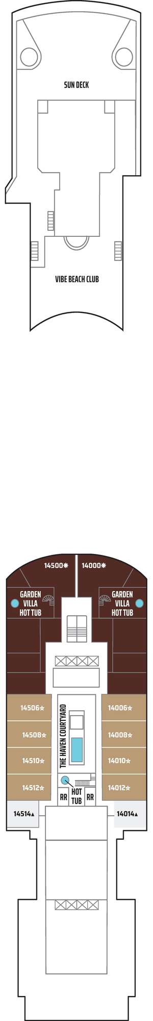 Deck plan for Norwegian Jade
