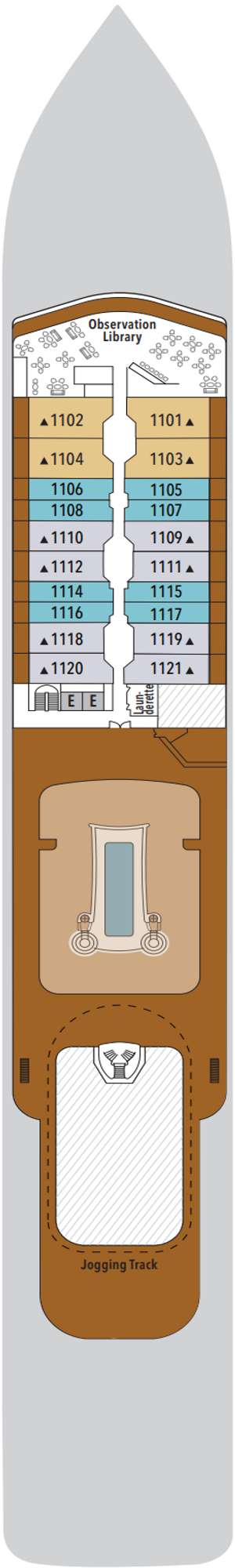 Deck plan for Silver Muse