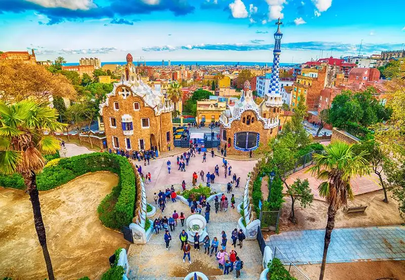 Park Guell Barcelona Spain