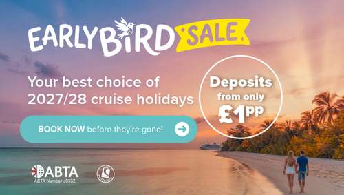 Spring Early Bird Cruise Sale promotional banner