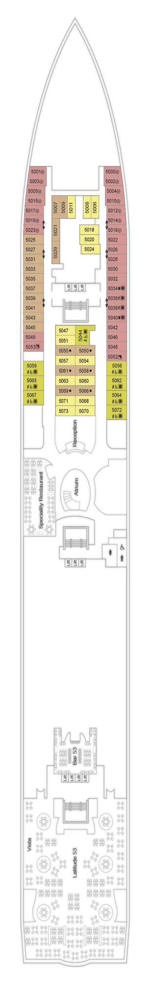 Deck plan for Marella Voyager