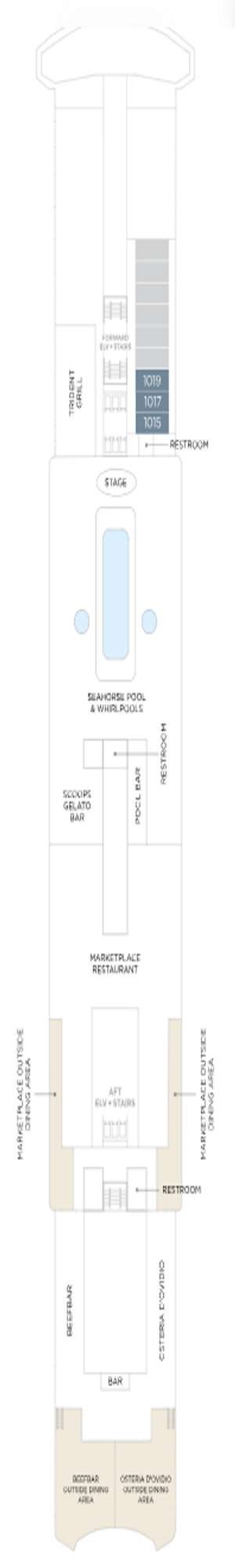 Deck plan for Crystal Grace