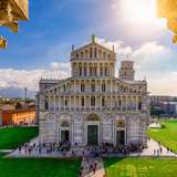 Cathedral and Baptistery in Pisa Italy