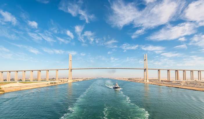 Suez Canal Transit - Overnight onboard