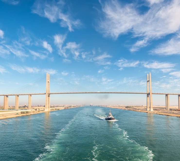 Suez Canal (Transit) - Overnight onboard