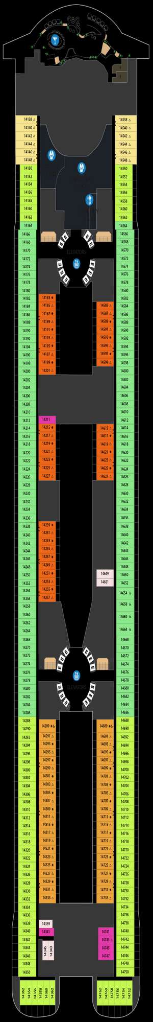 Deck plan for Star of the Seas