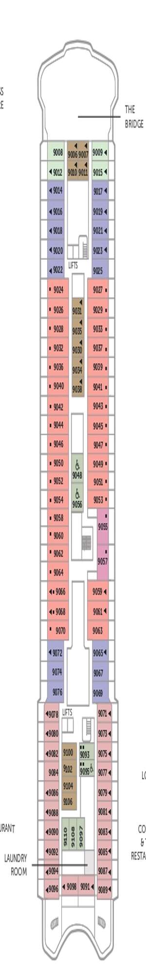 Deck plan for Balmoral