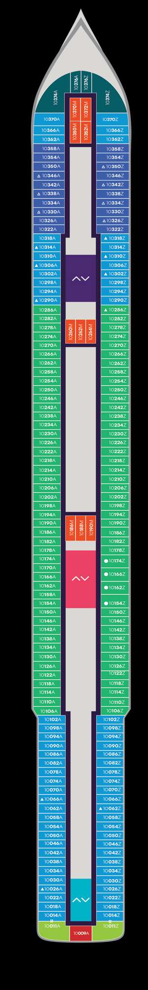 Deck plan for Resilient Lady