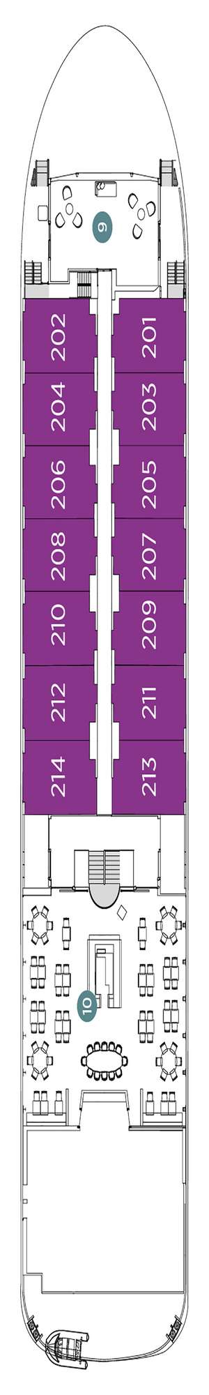Deck plan for Emerald Harmony