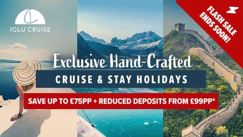 iglu TM 75pp sale promotional banner