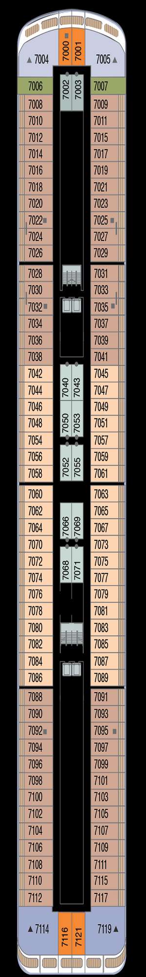 Deck plan for Azamara Quest