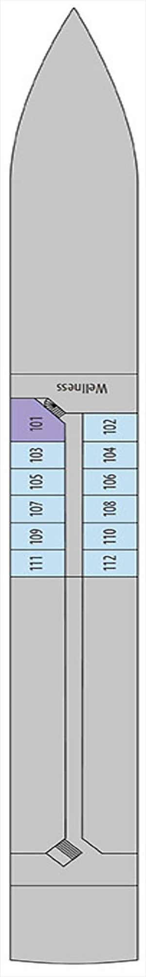 Deck plan for MS Jane Austen