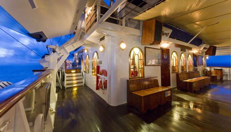 deck of royal clipper