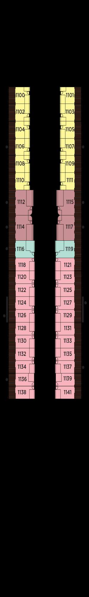 Deck plan for Regent Seven Seas Prestige
