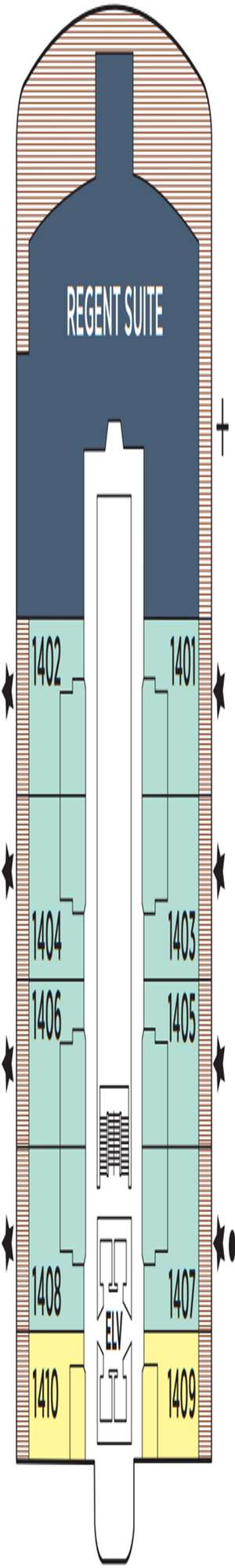Deck plan for Regent Seven Seas Grandeur