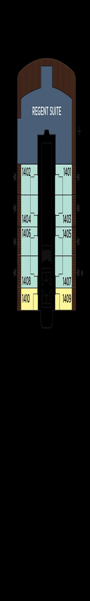 Deck plan for Regent Seven Seas Grandeur