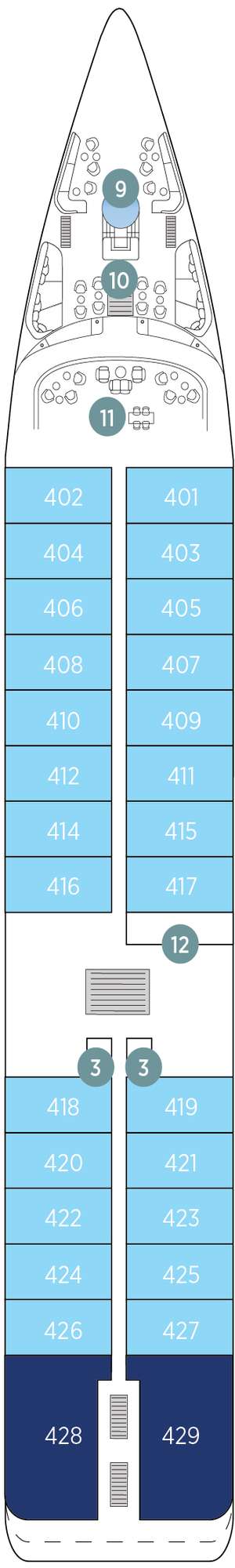Deck plan for Emerald Raiya