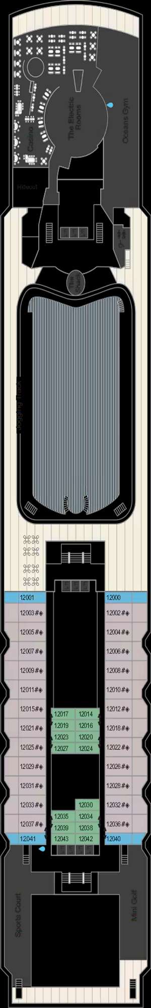 Deck plan for Marella Voyager