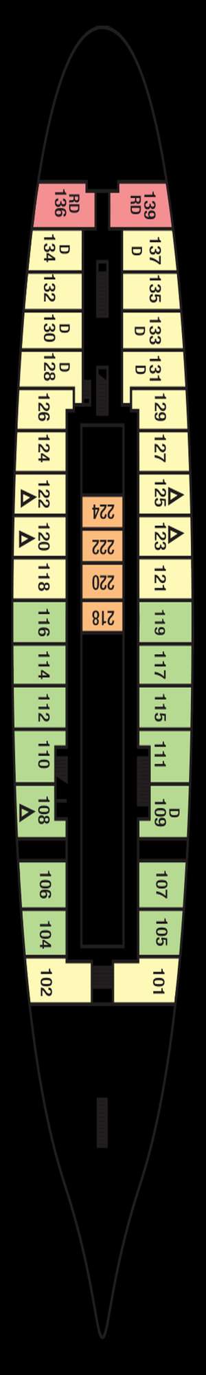 Deck plan for Star Flyer