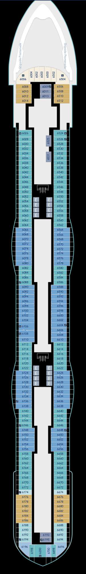 Deck plan for Disney Wish
