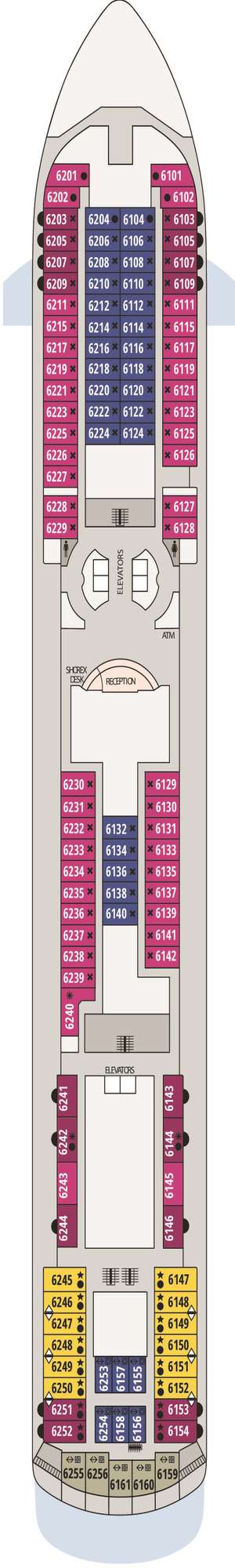 Deck plan for Celestyal Discovery