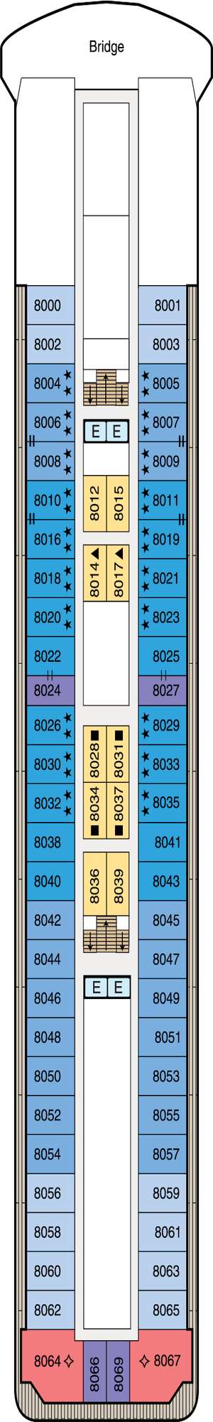 Deck plan for Nautica