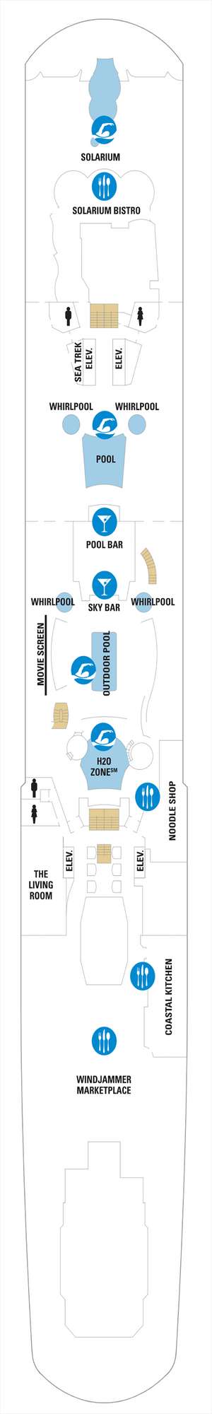 Deck plan for Quantum of the Seas