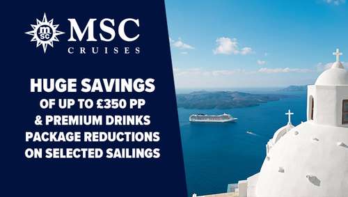 msc sale 350 iglu promotional banner