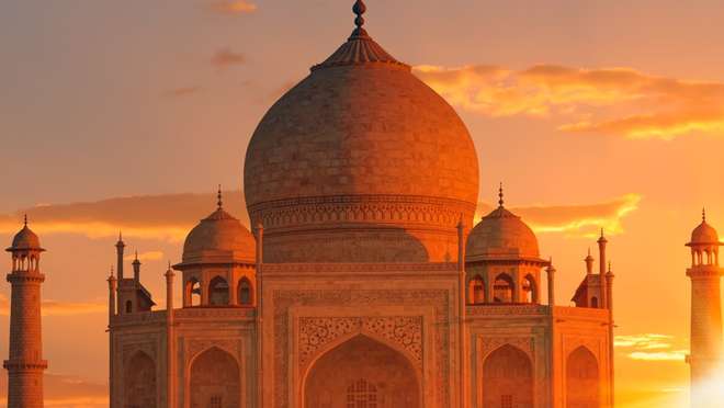 Taj Mahal at Sunrise