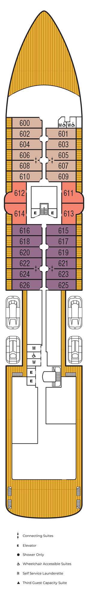 Deck plan for Seabourn Venture