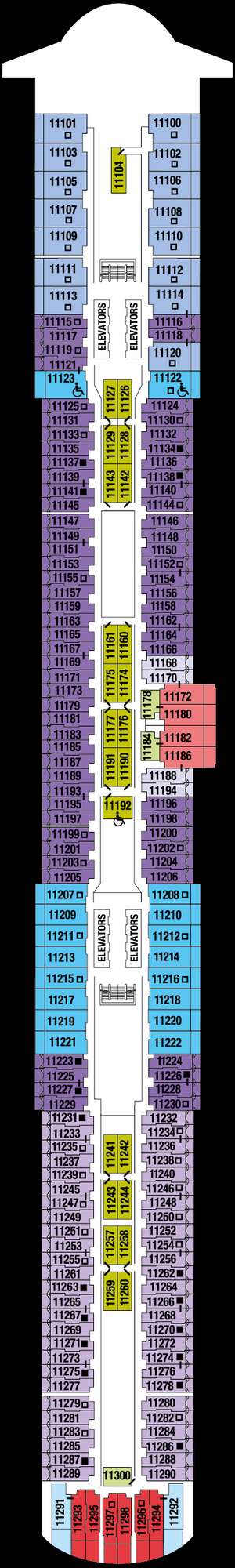 Deck plan for Celebrity Ascent