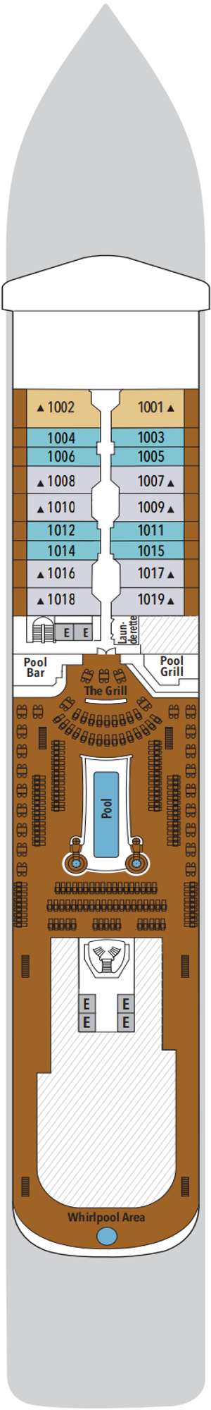 Deck plan for Silver Muse