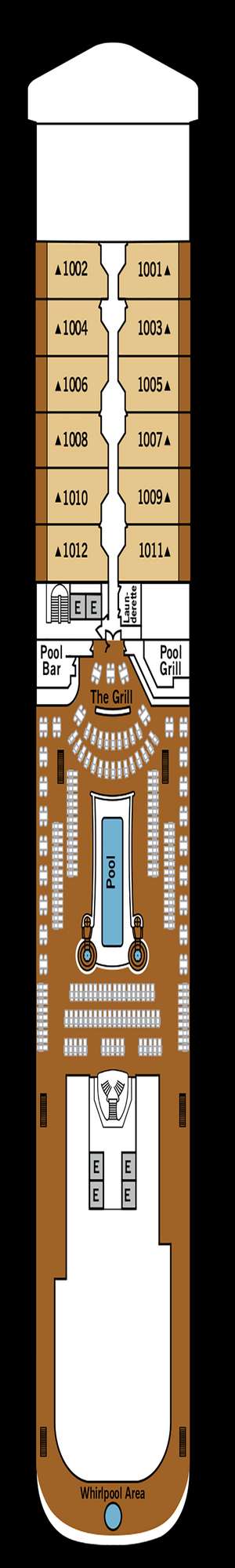 Deck plan for Silver Muse