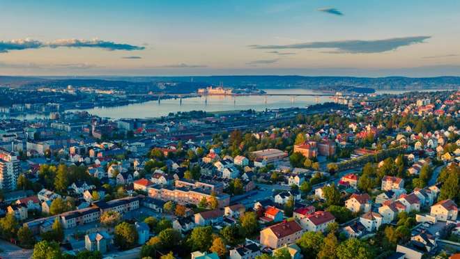 Discover an elegant Swedish 'Stone City' rebuilt in grand style after a great fire.