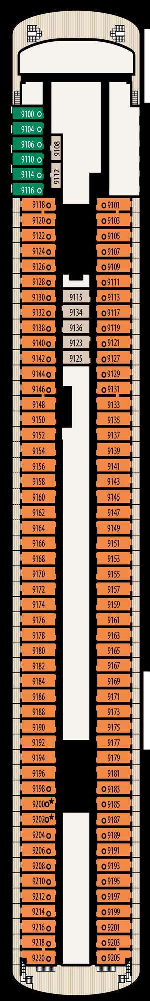 Deck plan for Renaissance