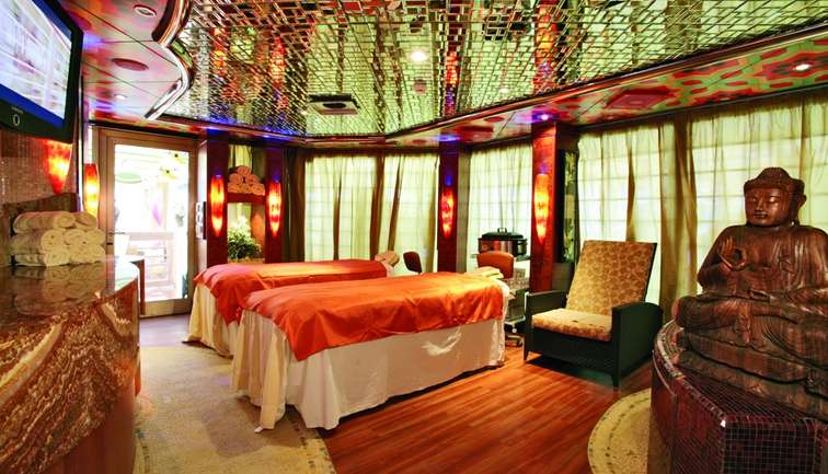 Massage rooms in the spa