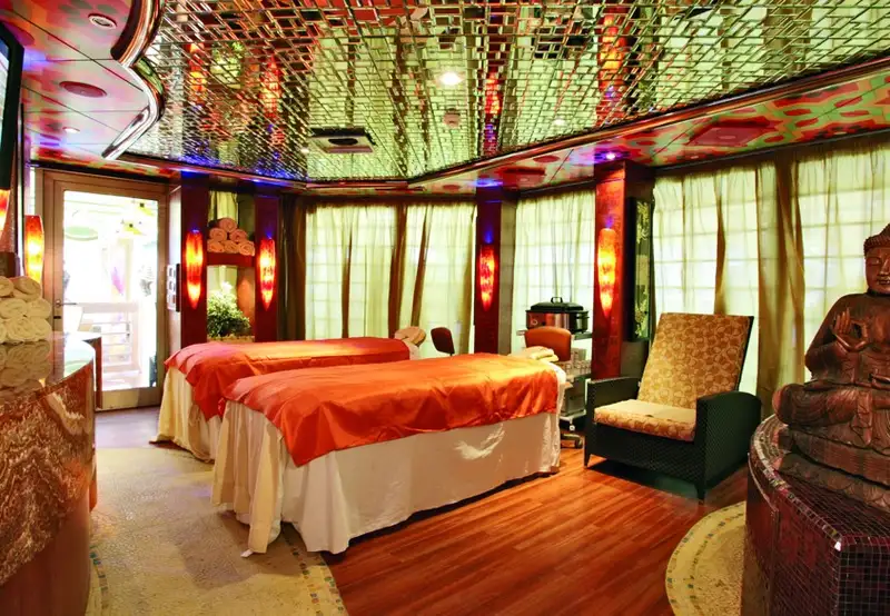 Massage rooms in the spa