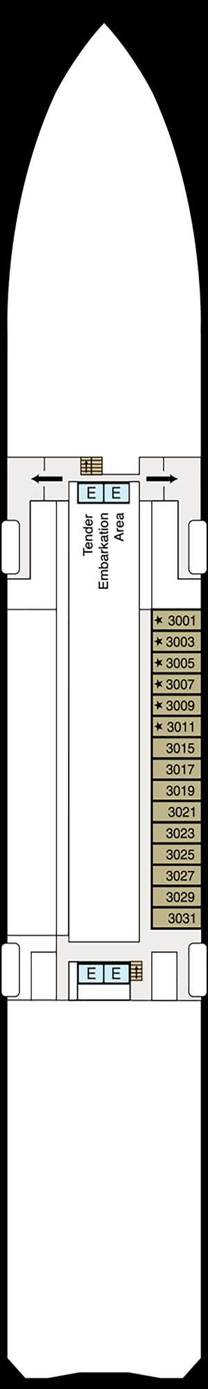 Deck plan for Insignia