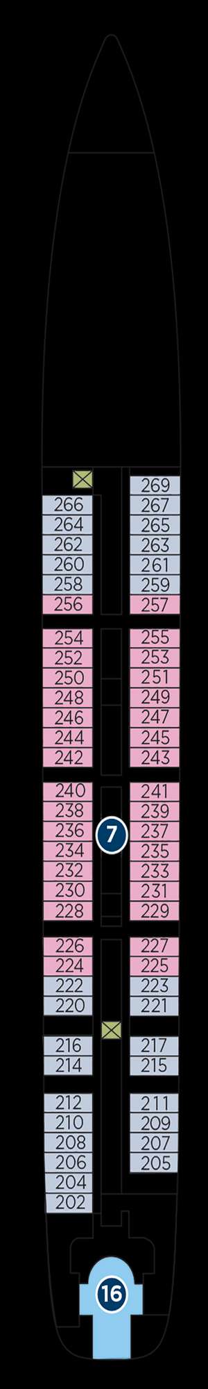 Deck plan for Wind Surf