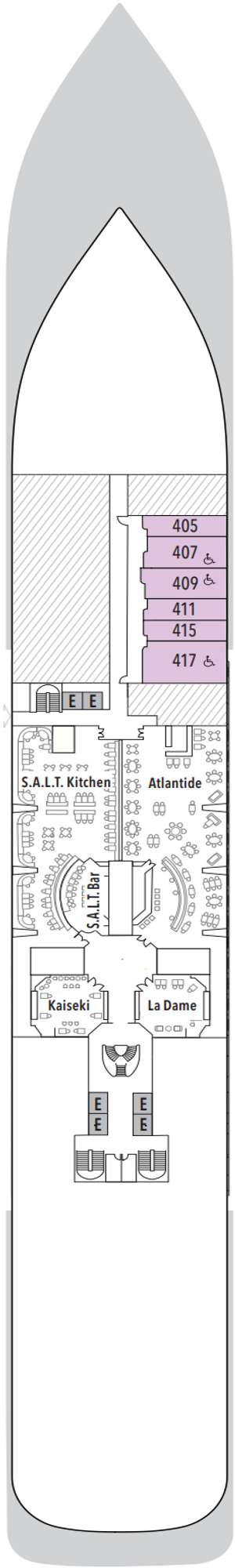 Deck plan for Silver Muse