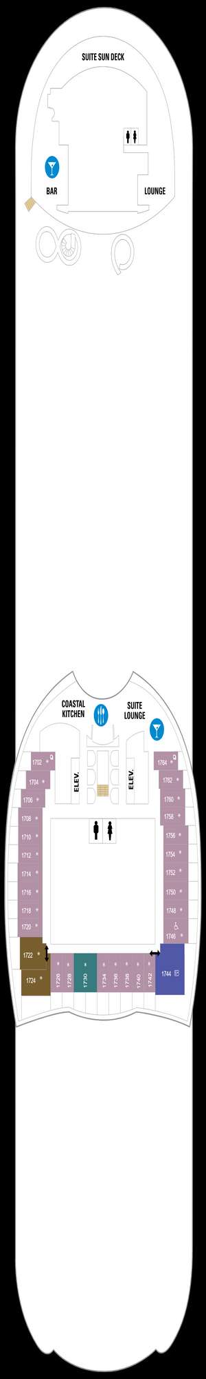 Deck plan for Harmony of the Seas