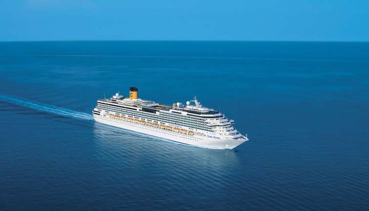 Costa Serena in the open sea