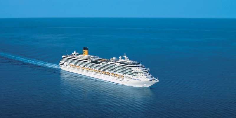 Costa Serena in the open sea